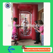 customized advertising inflatable cash grabber machine for sales